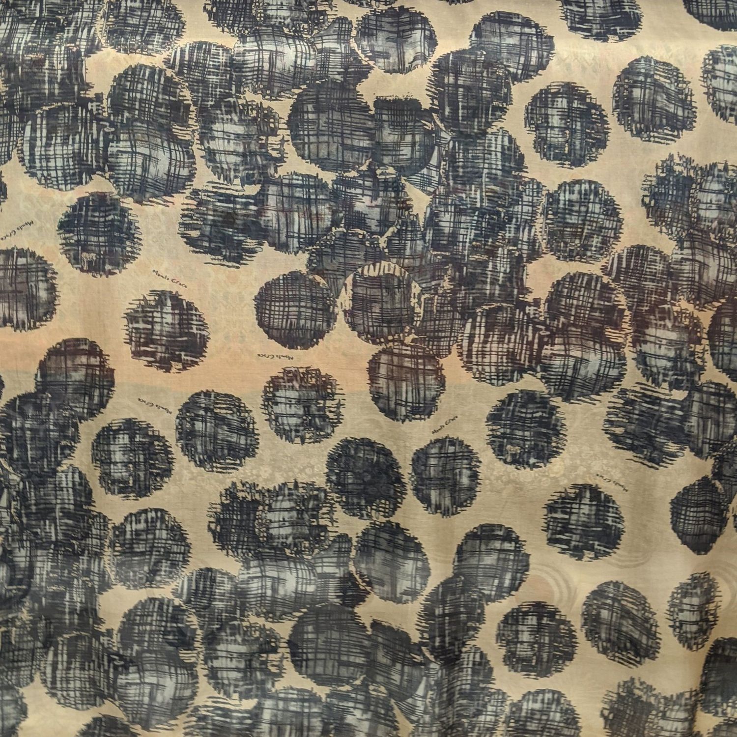 EB Italian Silk Cotton Voile Rich Tan