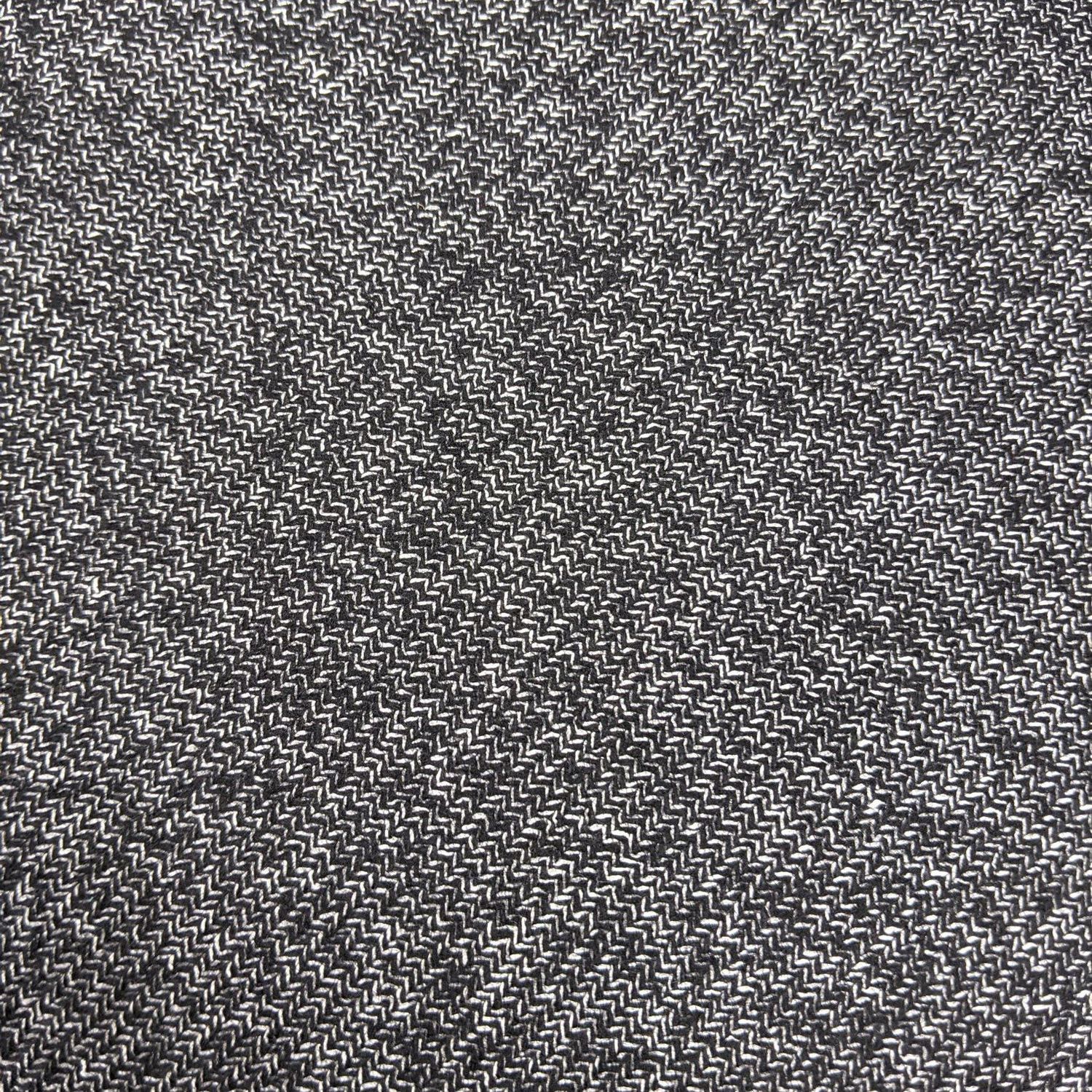 EB Italian Suiting Wool Silk Blend Black &amp; White