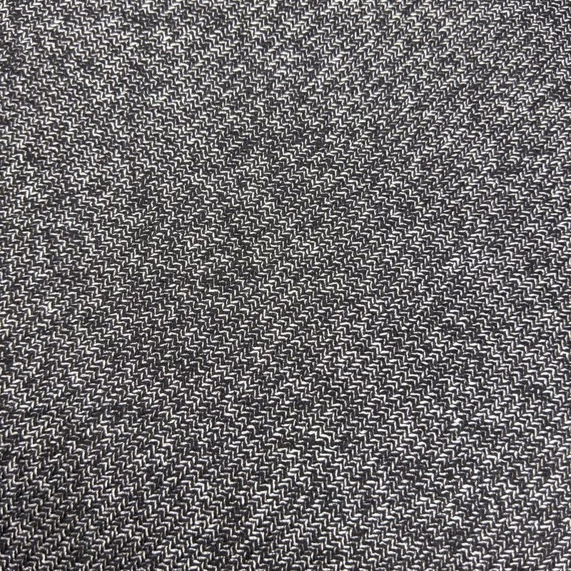 EB Italian Suiting Wool Silk Blend Black &amp; White