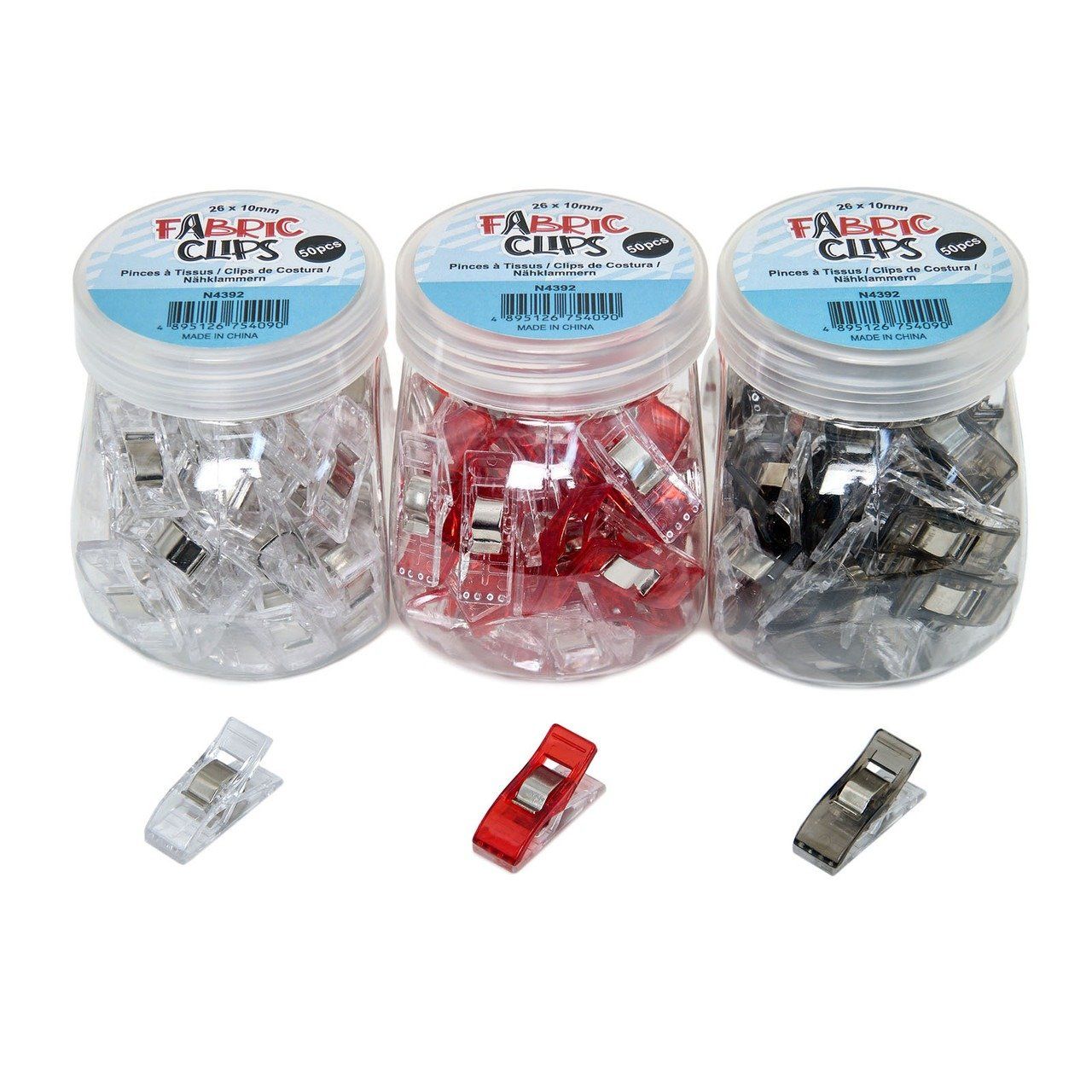 Fabric Clips 50 pc in Jar