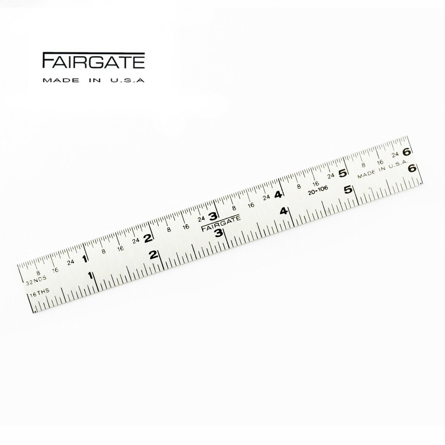 Fairgate 6" Metal Ruler