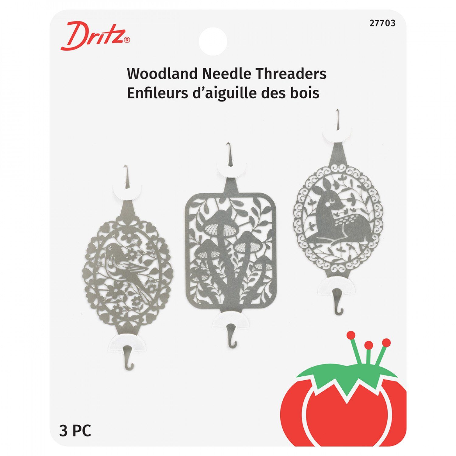 Dritz Woodland Needle Threader 3 pc