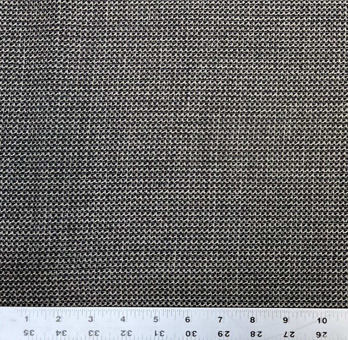 EOB 2.33 yd 100% Wool Italian Suiting Black/Tan 60"