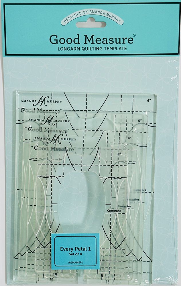 Every Petal Set 1 Domestic &amp; Longarm 4 pcs Amanda Murphy
