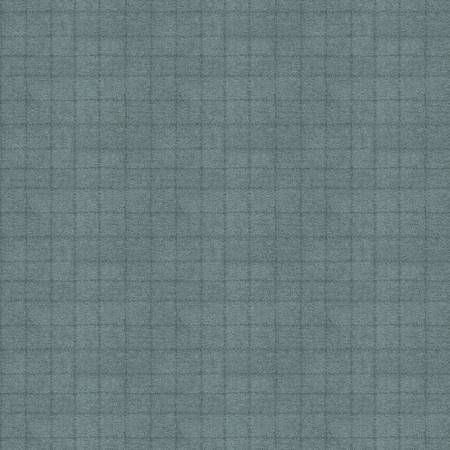 Flannel Woolen look Grid Slate Riley Blake