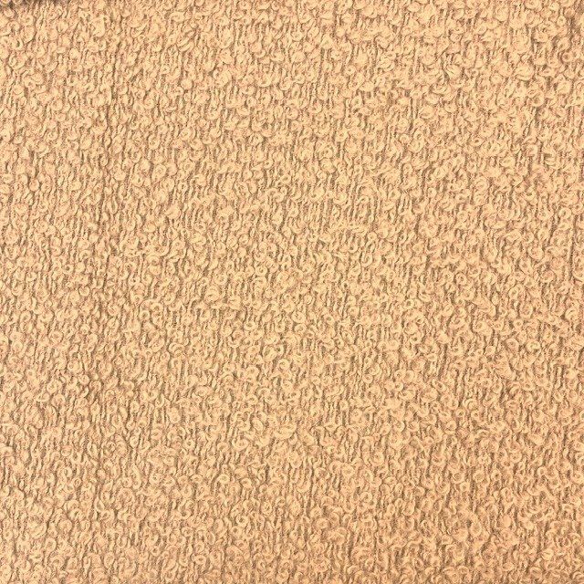 EOB 1.125 yd Wool Blend Boucle Coating Camel 58"