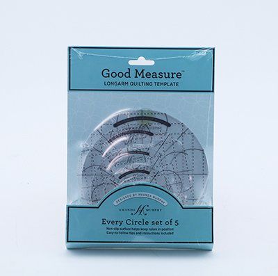 Every Circle Domestic &amp; Longarm 5 pcs Good Measure Amanda Murphy