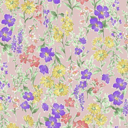 Floral Bed by Cotton lawn Kokka Japanese fabric