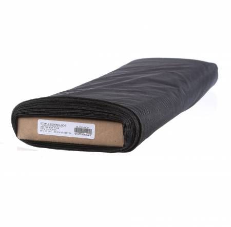French Fuse Black Tricot 60in x 25 yds