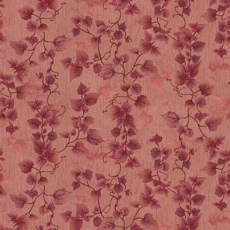 Flossie's Flowers Pink Pressed Leaves Henry Glass CLEARANCE