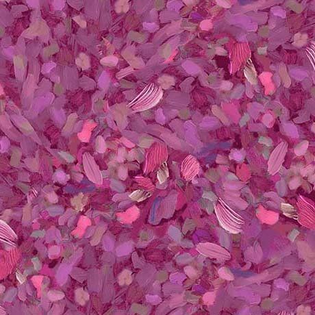 Fluttering Petals Watercolor Texture Sangria QT