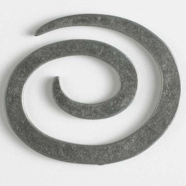 Full Metal Spiral Closure 50mm/1.97" Antique Tin