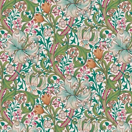 Golden Lily - Fuchsia Bedford Park FS WmMorris &amp; Co