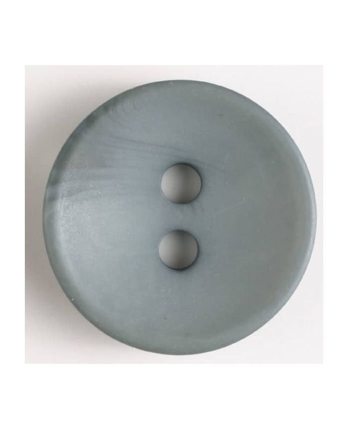 Grey 2 Holed Button 7/8"
