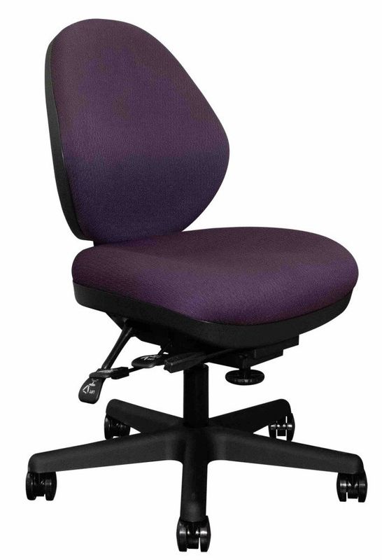 Horn Sew Cozy Standard Sewing Chair Eggplant