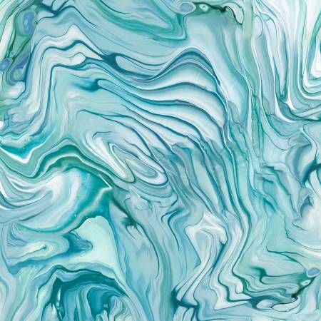 Fluidity in Motion Teal Wide Back 108" P&amp;B