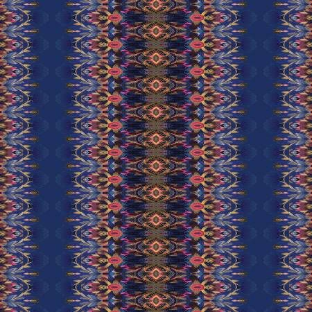 Gentle Warriors Affirmation Stripe Blue/Multi Benartex