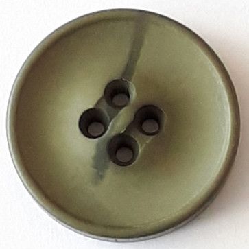 Green Poly Button with 2 Holes 20mm