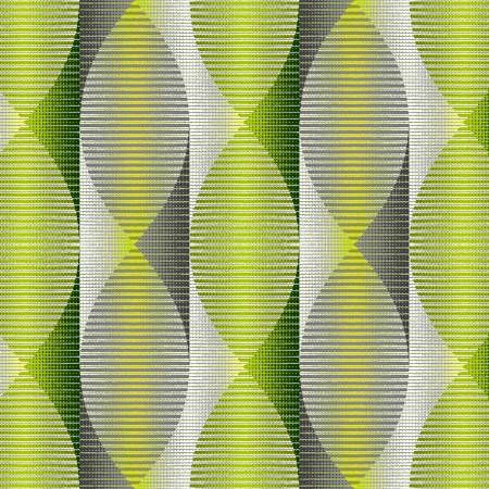 Green Twisted Ribbons Pearlescent Geo Pop Pearl