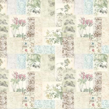Harmony Multi Color Digital Patchwork by Clothworks