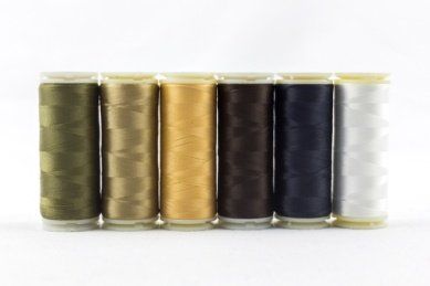 InvisaFil Neutrals Mini Pack-WonderFil 6 pack 100wt 400m