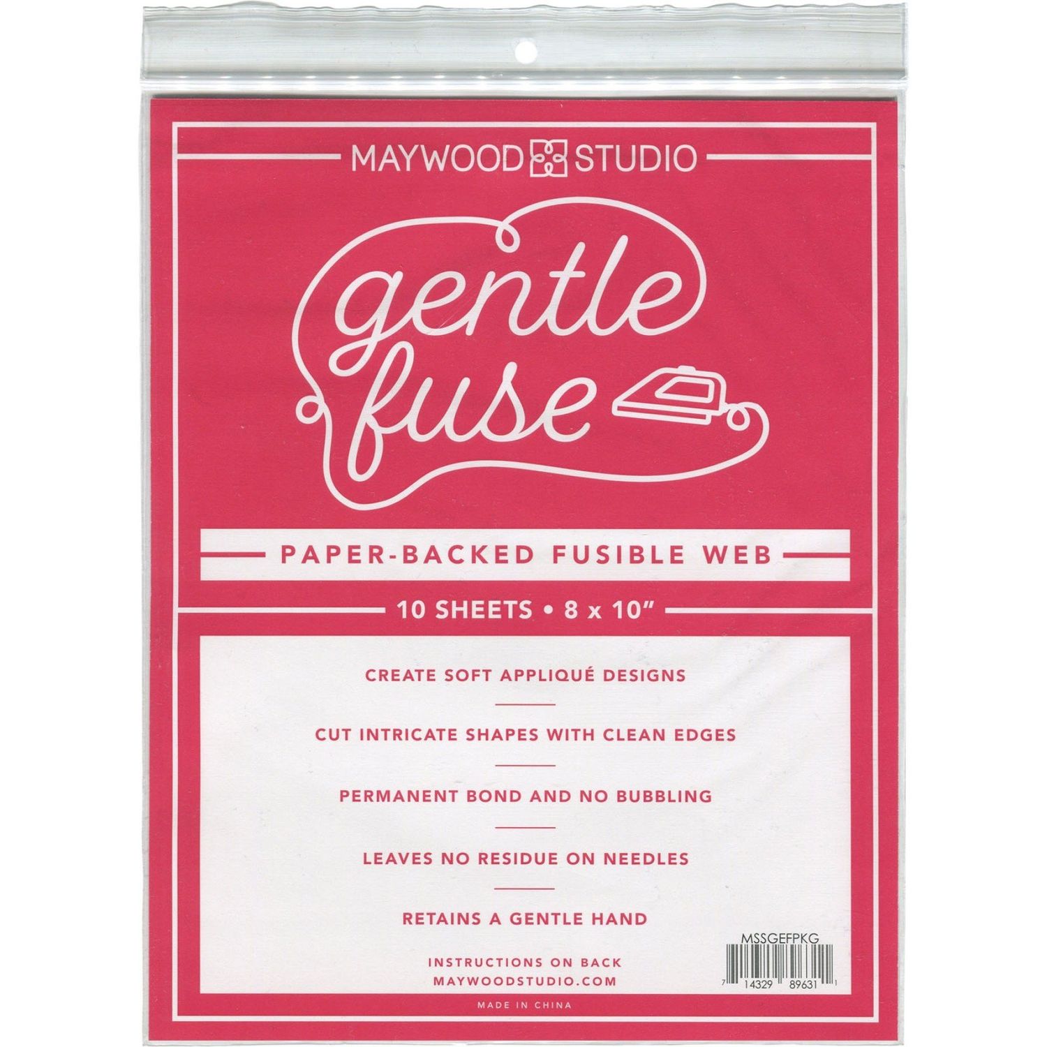 Gentle Fuse Paper-Backed Fusible Web 8x10 10 pack