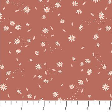 Golden Hour Rust Daisy 100% Rayon Figo 58"