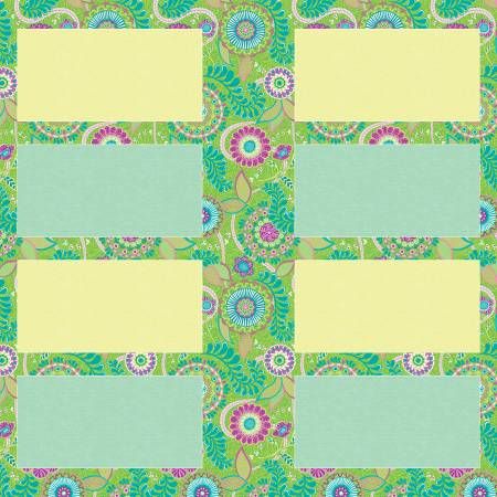 Green Endless Rectangle Benartex