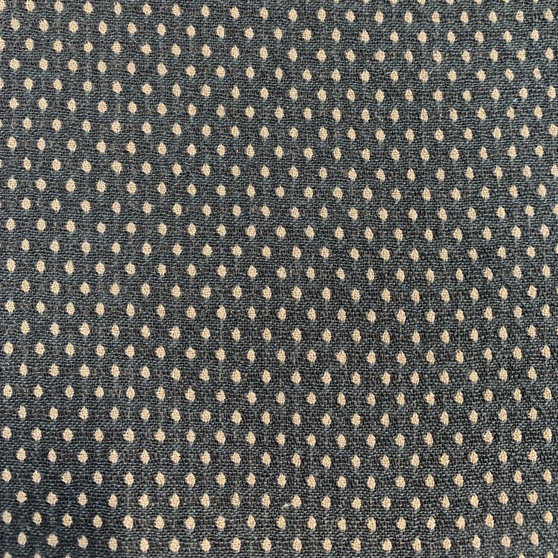 Indigo Blue and Tan Brocade Japanese fabric