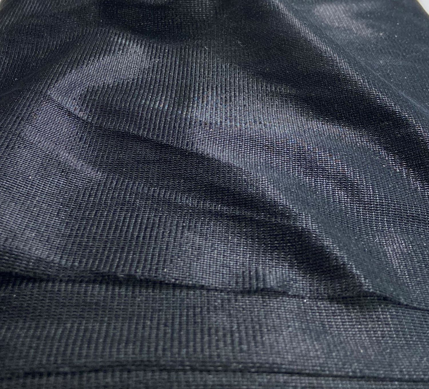 Interfacing 60" wide Fusible Tricot Knit Black Very Soft lightweight sold by the yard