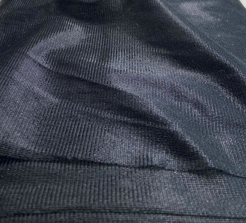 Interfacing 60" wide Fusible Tricot Knit Black Very Soft lightweight sold by the yard