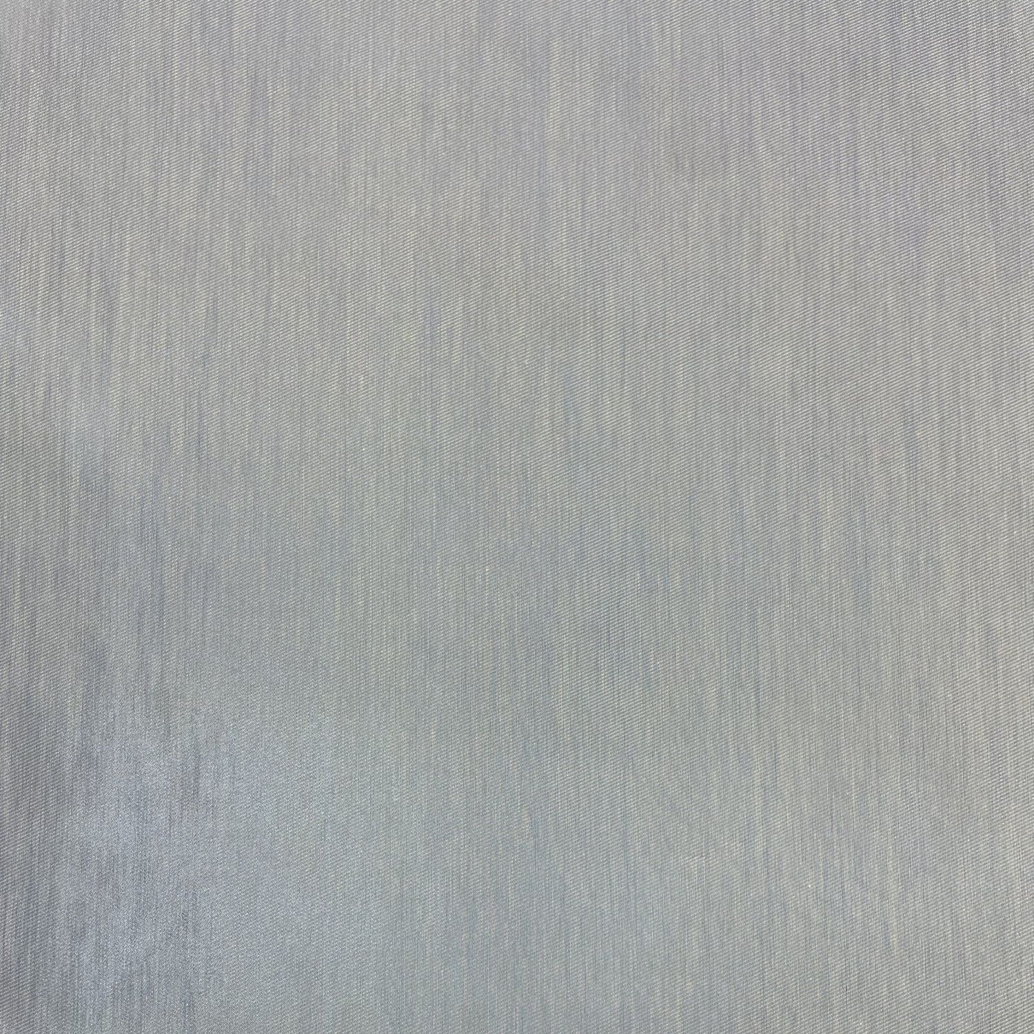 Iridescent Blue Chambray Polyester