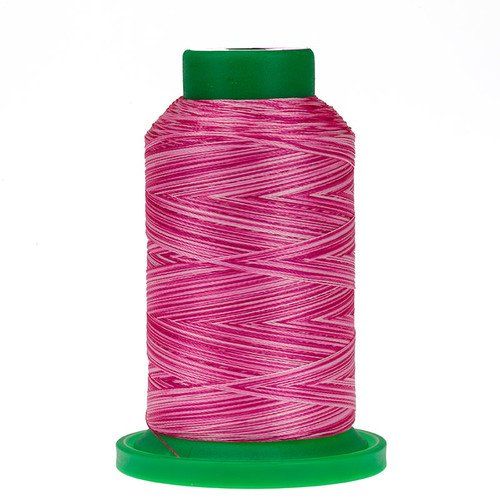 Isacord 1000m Variegated 9923 Rasberries &amp; Cream