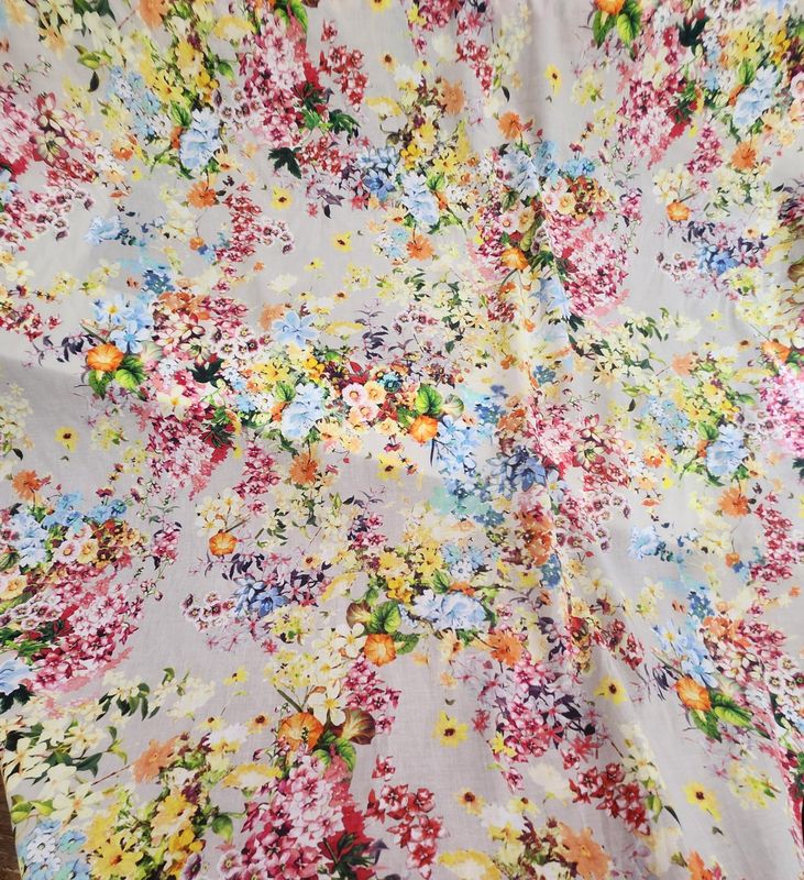 Italian Cotton Lawn Spring Blooms