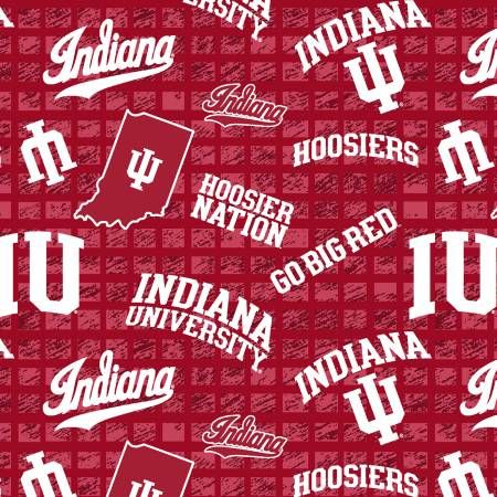 IU NCAA-Indiana Jersey Knit 58in Wide