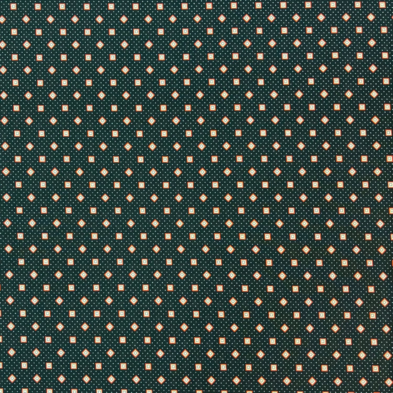 Japanese Cotton Broadcloth Circle in Square Navy Sevenberry 45"