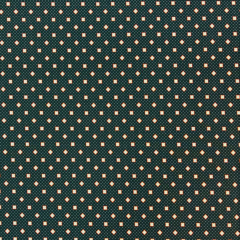 Japanese Cotton Broadcloth Circle in Square Navy Sevenberry 45"