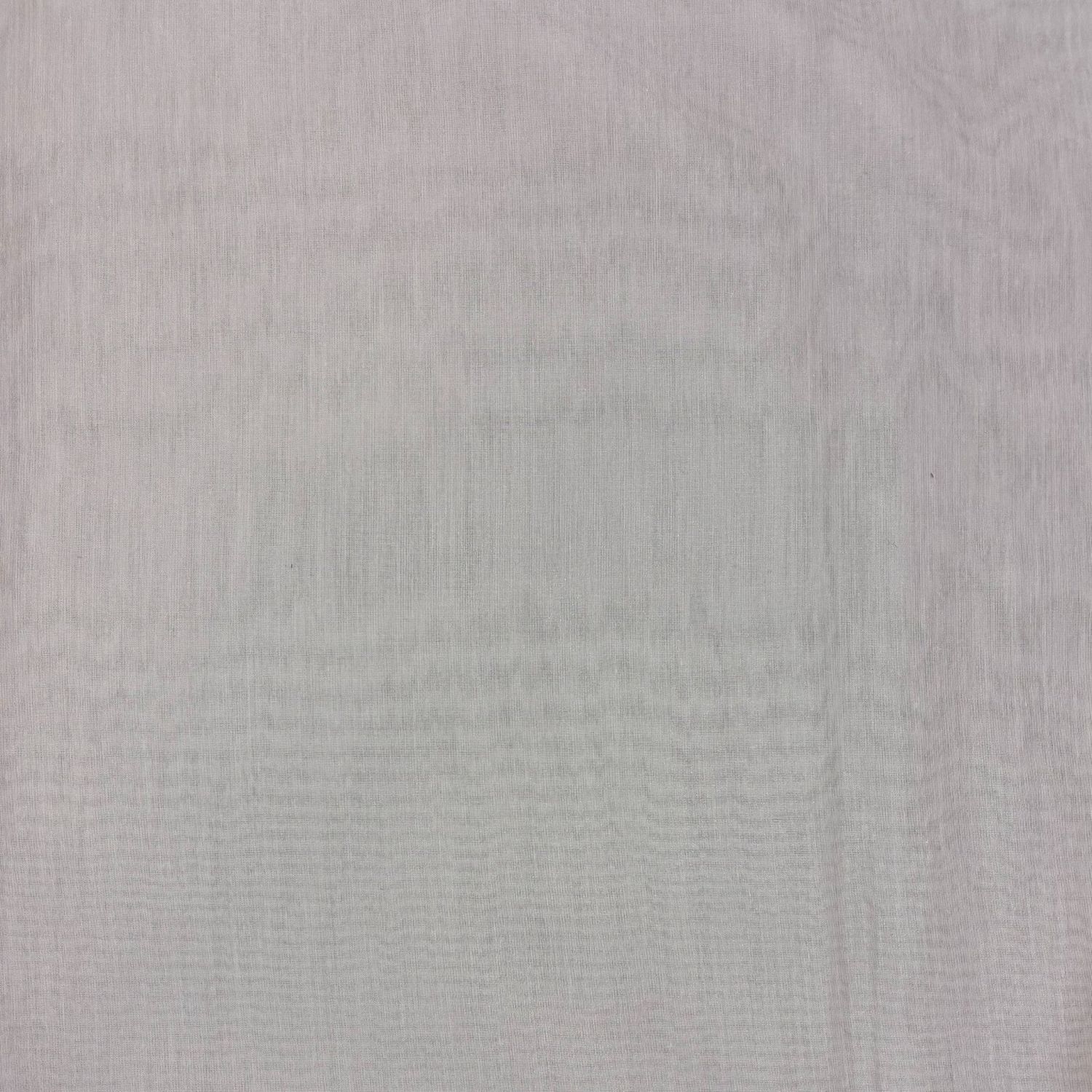 Ivory Lightweight Cotton Silk Voile Blend
