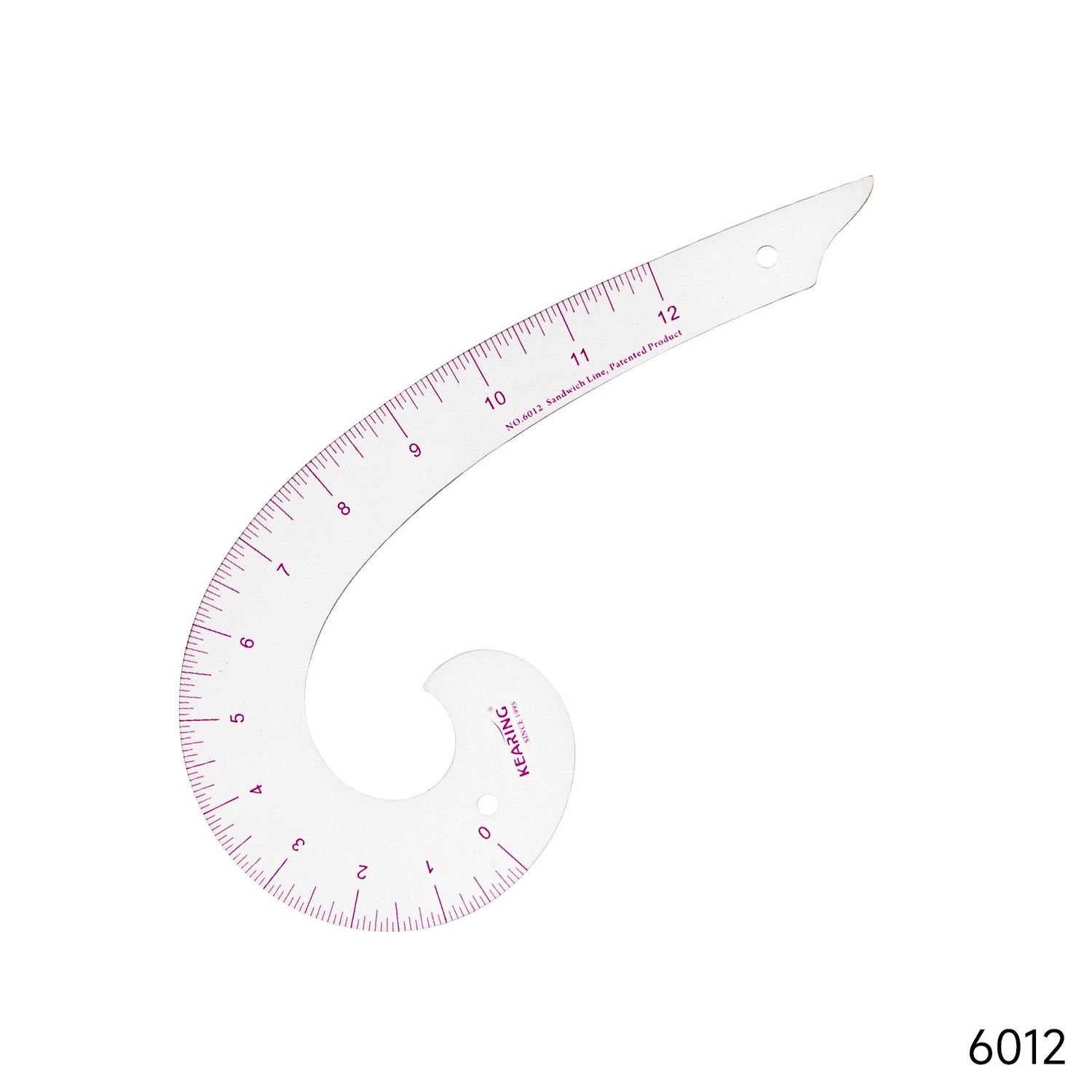 Kearing Plastic Curve Ruler 12"