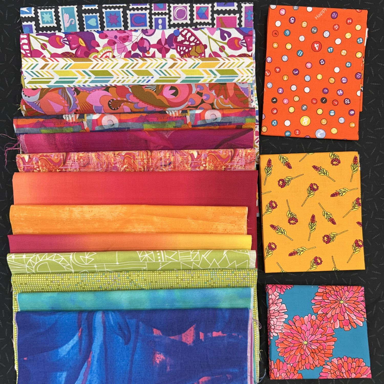 Kit: Exploding Hearts Throw Quilt 63" x 63"