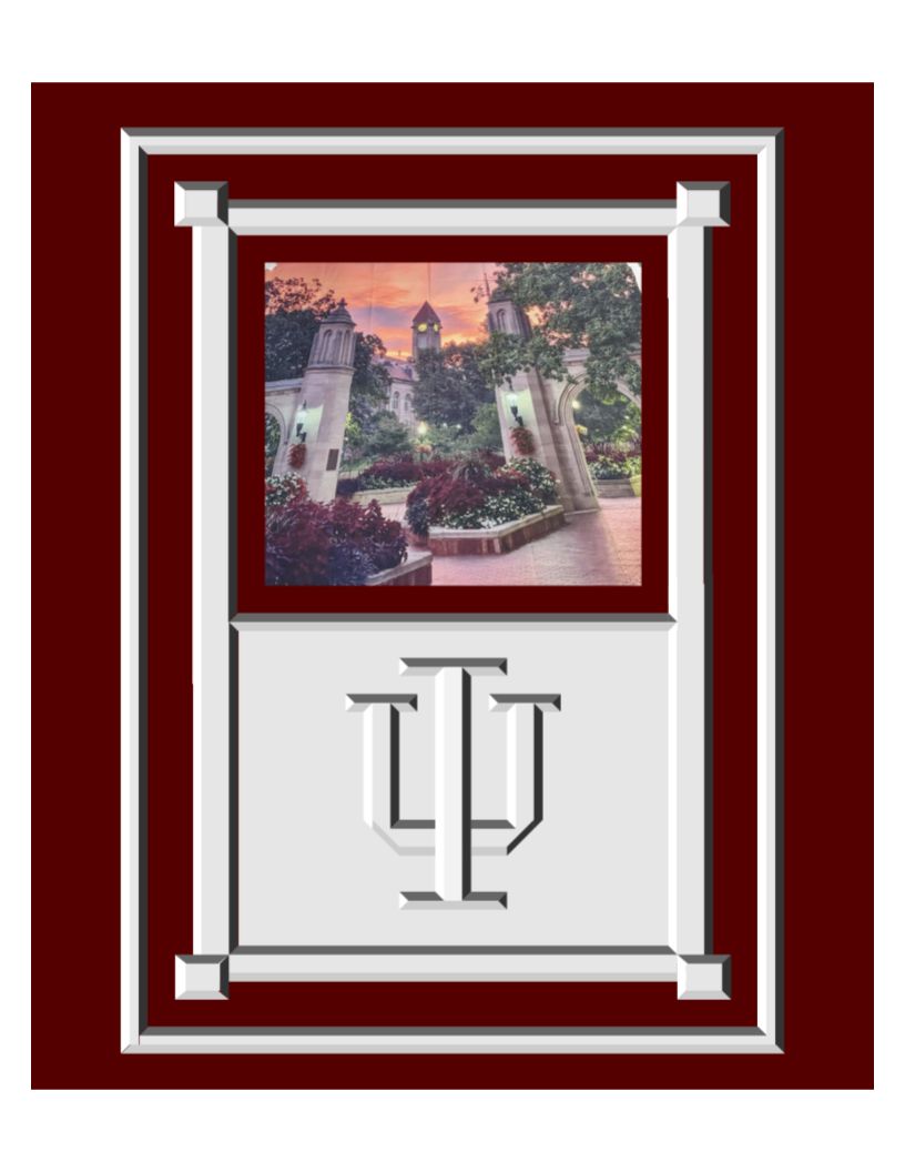 Kit: IU Sample Gates Queen Size Call to Order