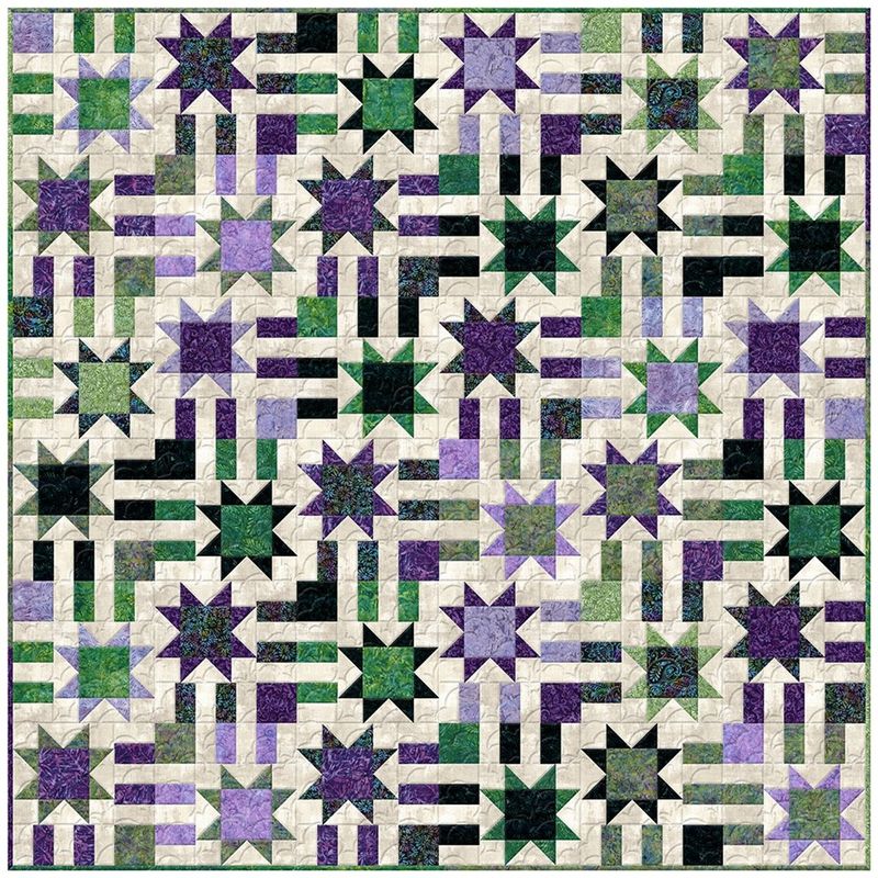 Kit: Starry Path Quilt 84" Square