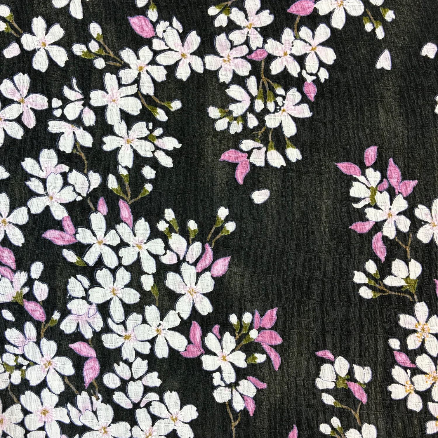 Kobayashi Cotton Dobby Print Cherry Blossoms