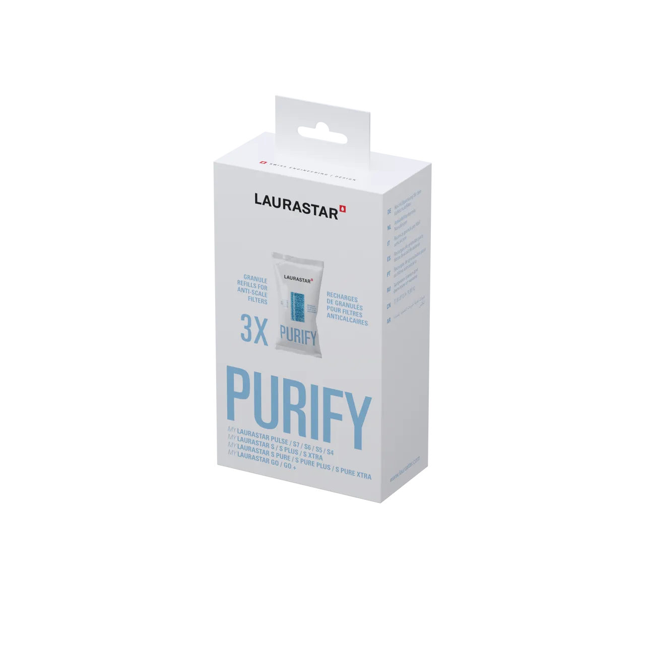 Laurastar Tri-pack Anti-Scale Granule Refills for S series 3-pack
