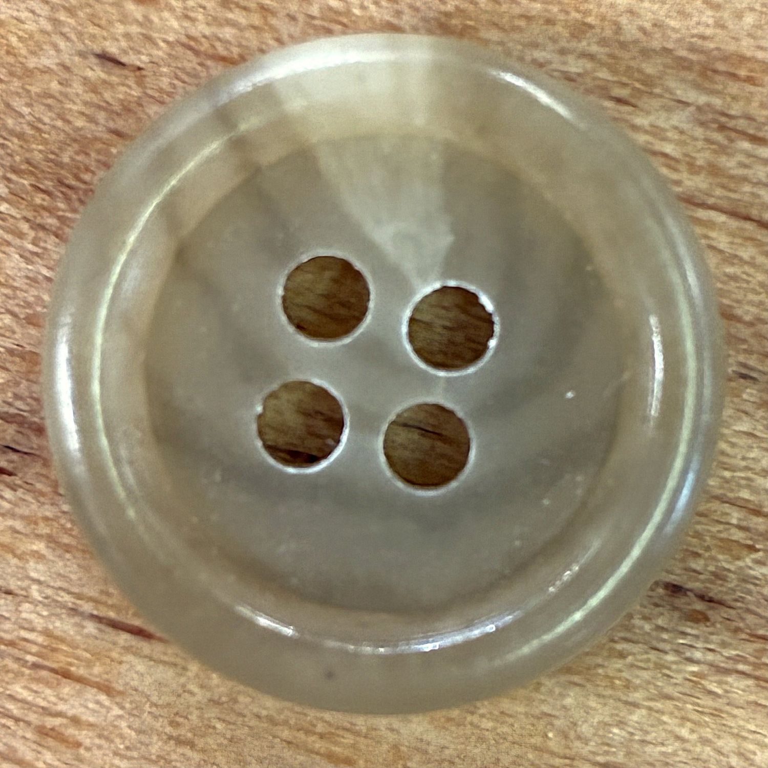Light Tortoiseshell Fashion Button 14mm