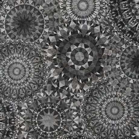 Jewelscape in Black by QT Fabrics