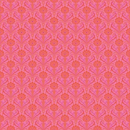 Kipling Gardens Fairweather Hot Pink Riley Blake Quilting Cotton