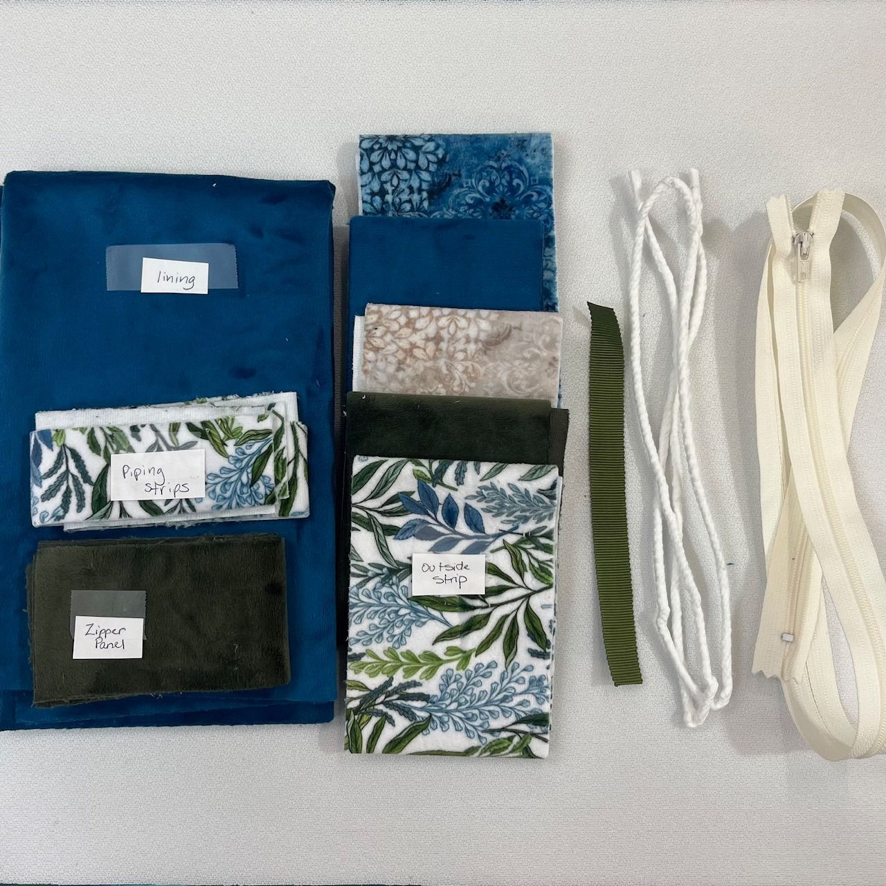 Kit: Shannon Cuddle Bag Blue/Green Version