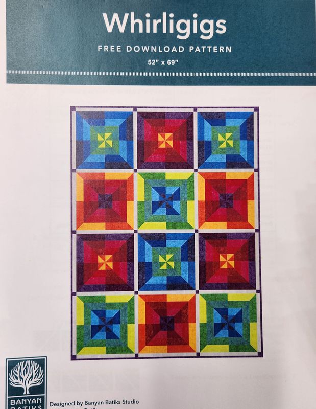 Kit: Whirligigs 52" x 69"