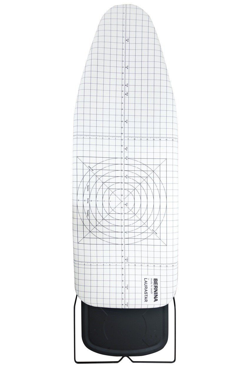 Laurastar Bernina logo &amp; grid Universal Ironing Board Cover available for order